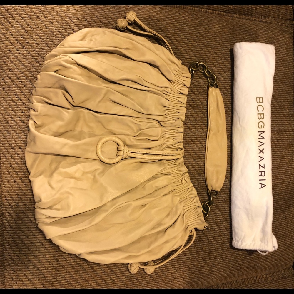 BCBG MaxAzria Ruched Hobo Bag